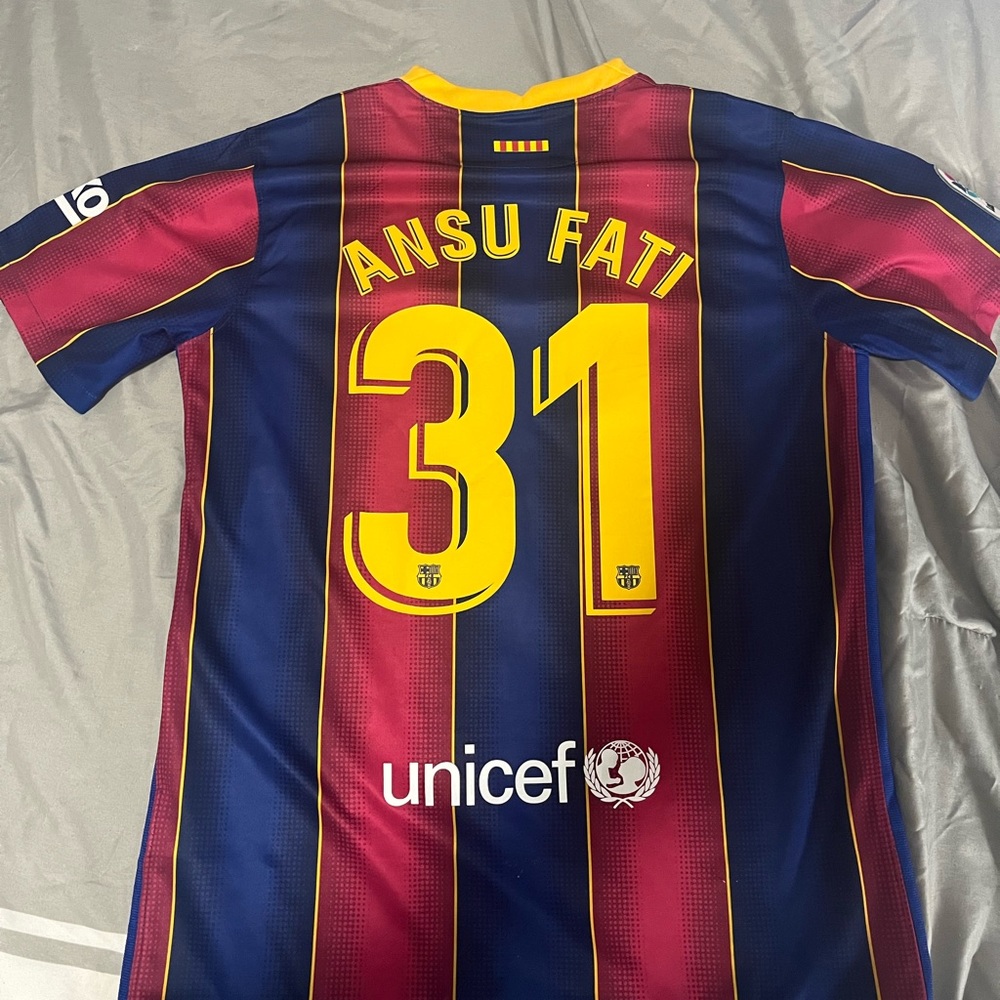 Ansu fati Barcelona Nike jersey